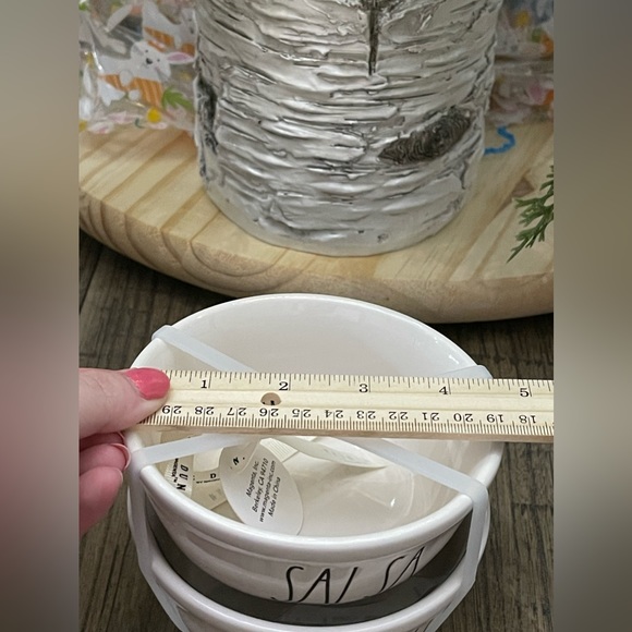 NEW w/Tags Rae Dunn SALSA GUACAMOLE Serving Bowl Set 🥑🌮 - Picture 7 of 7